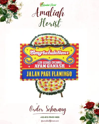 Bunga Papan Congratulation di Thehok